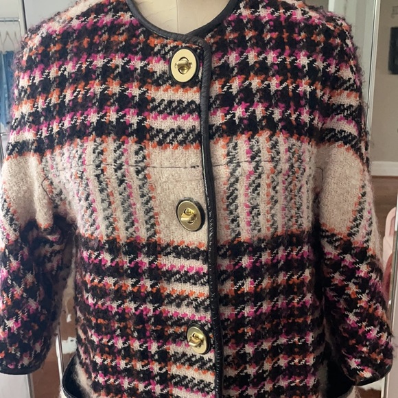 Unique one-of-a-kind coach wool and mohair coat🥰 - Picture 5 of 7